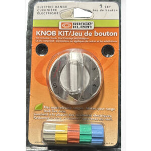 Range Kleen 8131 Black Electric Range and Oven Replacement Knob Kit